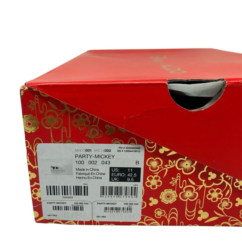 Aldo x Disney Platform Sneakers Womens 11 White Mickey Mouse Rhinestone - Picture 13 of 15